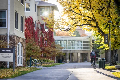 main hall with fall colors
