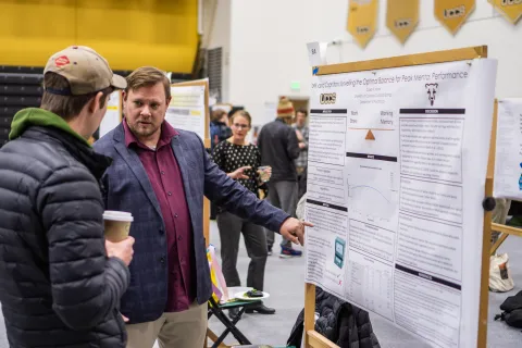 students presenting